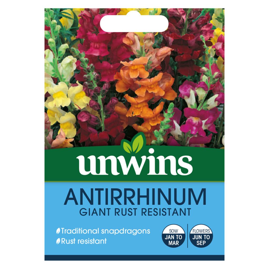 Unwins Antirrhinum Giant Rust Resistant Seeds 5051618010139 2